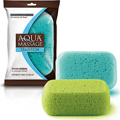 Arix Aqua Massage Tradition Massage Sponge - Exfoliating Bath Sponge