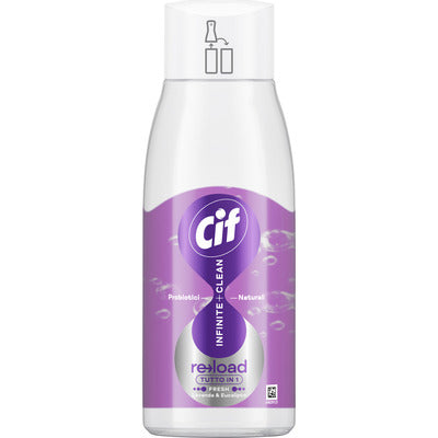 Cif Infinite+Clean Ricarica 590 ml – Tutto in 1 Pulito a Lungo