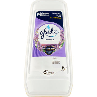 Glade Assorbiodori Gel Lavanda 150 g deodorante ambiente elimina odori profumo lavanda