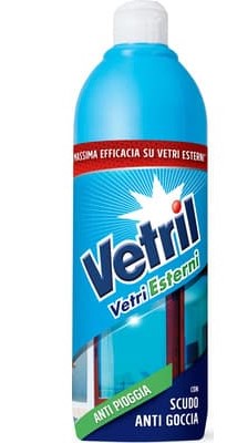 Vetril Vetri e Specchi Spray 650ml – Detergente Anti Aloni Rimuove Impronte e Sporco