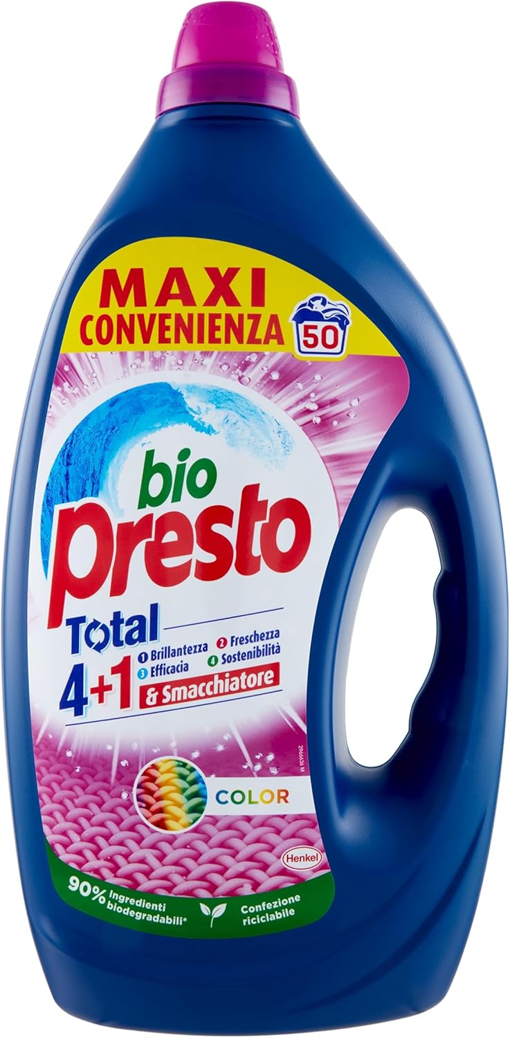 Bio Presto Total 4+1 Classic Laundry Detergent – 50 Washes 2250 ml