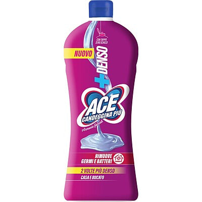 ACE candeggina più denso armonia 1 litro detergente casa e bucato flacone rosa
