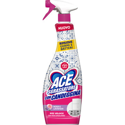ACE Spray Sgrassatore con Candeggina 600 ml Rosa e Lavanda in vendita su Detercava detersivi online