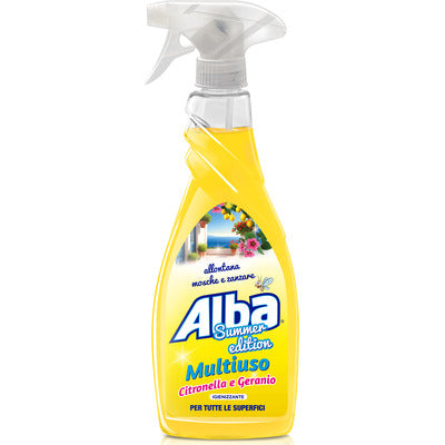 Alba Multiuso Citronella e Geranio Spray 650 ml in vendita su Detercava detersivi online