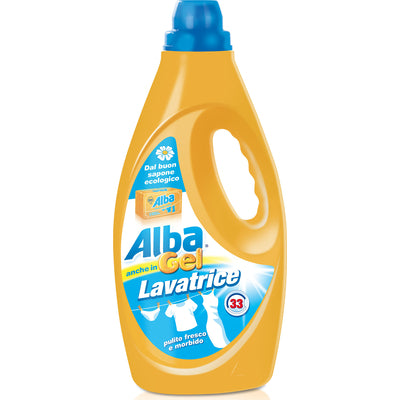 detersivo alba gel lavatrice sapone ecologico 33 lavaggi 1850 ml