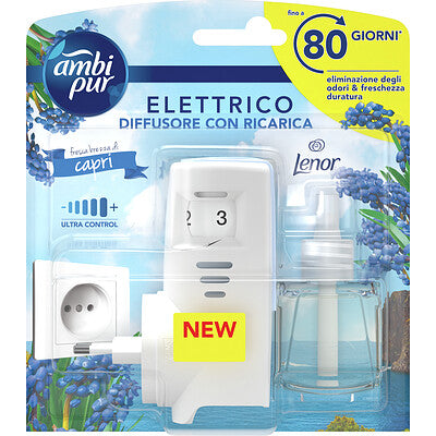 Ambi Pur Elettrico diffusore con ricarica Capri profumatore ambiente presa corrente CleanovaShop.it by Detercava