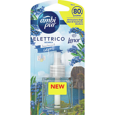 Ambi Pur Elettrico Ricarica Capri per diffusore presa corrente profumatore ambiente CleanovaShop.it by Detercava