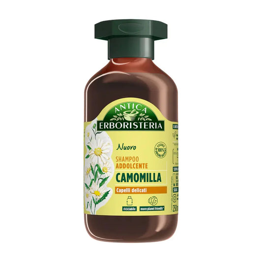 Antica Erboristeria Shampoo Addolcente Camomilla 250 ml capelli delicati CleanovaShop Detercava