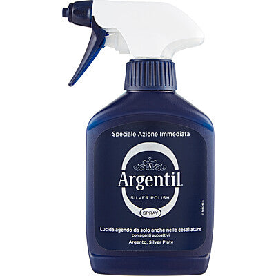 Argentil Silver Polish Spray 150 ml lucida argento in vendita su Detercava detersivi online