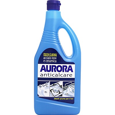 Aurora Anticalcare Professionale Bagno e Cucina – Detergente Calcare per Acciaio Inox, Ceramica e WC