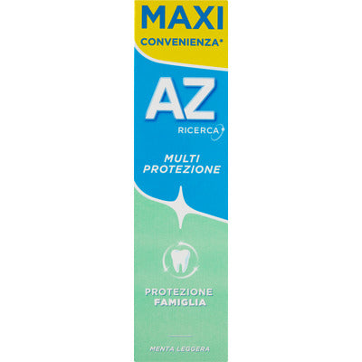 AZ Ricerca Dentifricio Multi Protezione Famiglia 85 ml menta leggera CleanovaShop Detercava