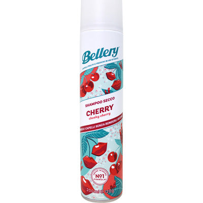 Bellery Shampoo Secco Cherry 200 ml capelli freschi senza acqua CleanovaShop Detercava