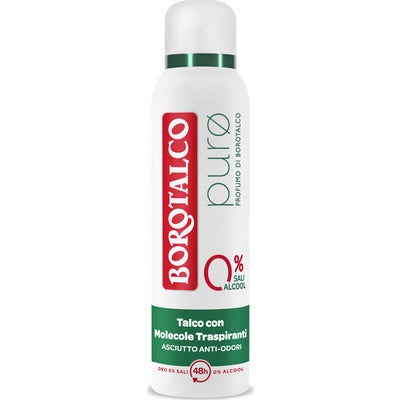 Borotalco Invisible Deodorante Spray 150 ml – Anti Macchie Talco 48h