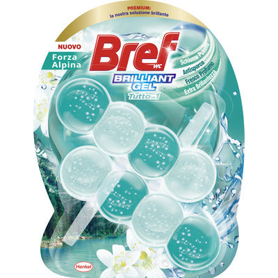 Bref WC Brilliant Gel Forza Alpina 42 g in vendita su Detercava detersivi online