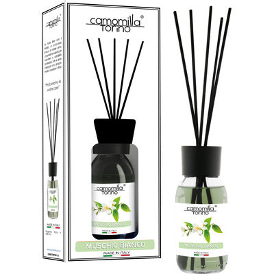 Camomilla Torino Diffusore a Bastoncini Vaniglia 125 ml | Profumatore Ambiente | CleanovaShop.it by Detercava