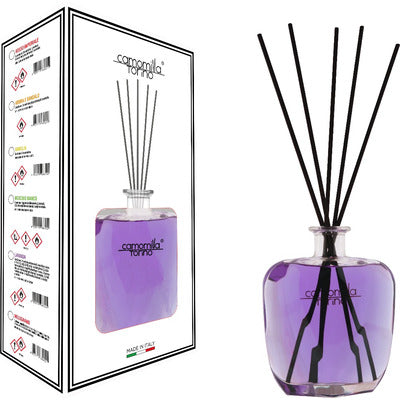 Camomilla Torino Supreme Amber and Sandalwood Diffuser 700 ml | Reed Diffuser | CleanovaShop.it by Detercava