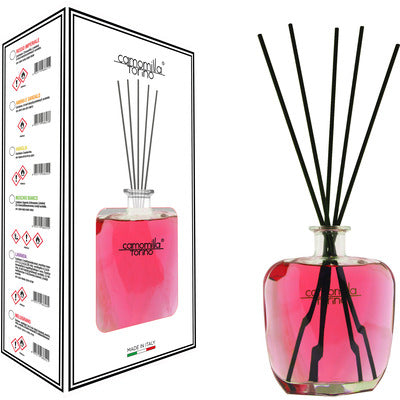 Camomilla Torino Supreme Amber and Sandalwood Diffuser 700 ml | Reed Diffuser | CleanovaShop.it by Detercava