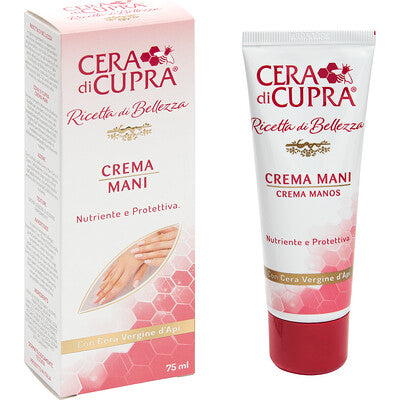 Cera di Cupra Crema Mani 75ml - Crema nutriente e protettiva con Cera Vergine d'Api per mani morbide e vellutate