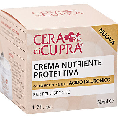 Cera di Cupra Crema Nutriente Protettiva 50ml - Con Estratto di Miele e Acido Ialuronico per pelli secche, nutre e protegge in profondità