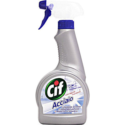 Cif Acciaio Spray 500 ml detergente inox in vendita su Detercava detersivi online