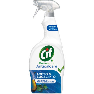 Cif Greenactive Anticalcare Spray 650 ml aceto e eucalipto detergente bagno cucina