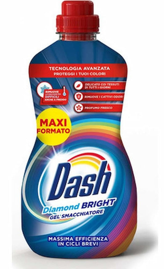 dash gel smacchiatore colori 800 ml diamond bright elimina macchie protegge tessuti