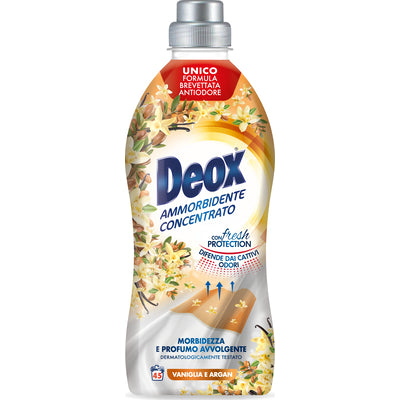 Deox ammorbidente vaniglia e argan 45 lavaggi CleanovaShop by DETERCAVA