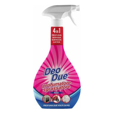 Deo Due Profumatore Sgrassatore Azzurro 600 ml – Spray Sgrassante Cucina