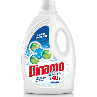 detersivo lavatrice dinamo zaffiro 40 lavaggi 2160 ml