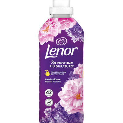 Lenor ammorbidente ametista rosa note di muschio 42 lavaggi CleanovaShop by DETERCAVA