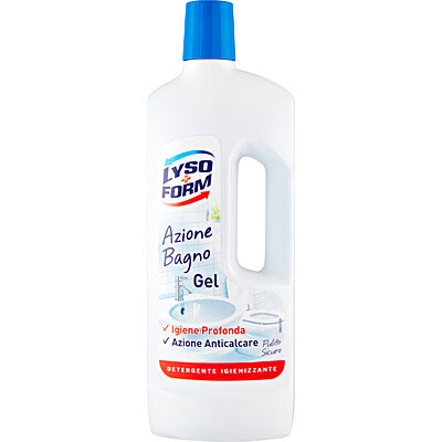 Lysoform Azione Bagno Gel 750 ml detergente bagno anticalcare CleanovaShop by DETERCAVA
