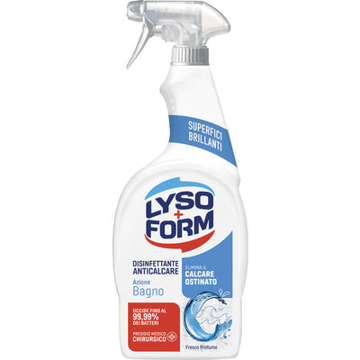 Lysoform Spray Azione Bagno Anticalcare 700 ml detergente bagno CleanovaShop by DETERCAVA
