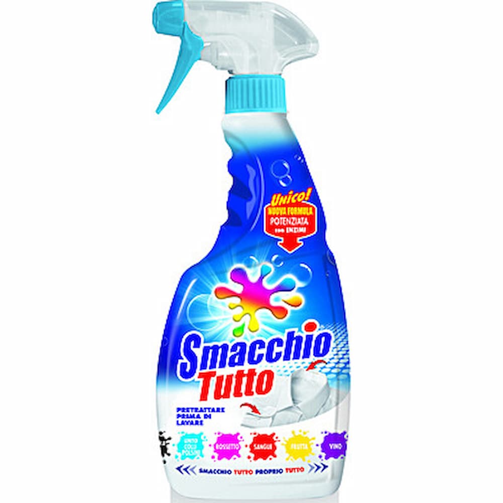 Smacchio Tutto Smacchiatore Universale Concentrato 250ml – Rimuove Macchie Difficili su Tessuti Bianchi e Colorati