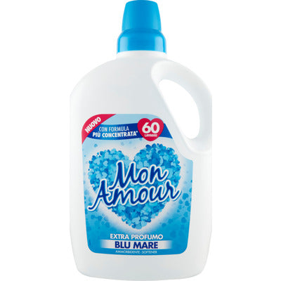ammorbidente mon amour blu mare extra profumo 60 lavaggi detersivo bucato