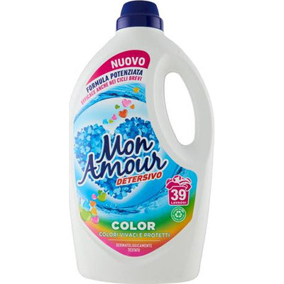 Detersivo Lavatrice Mon Amour Blu Mare Extra Profumo – 39 Lavaggi