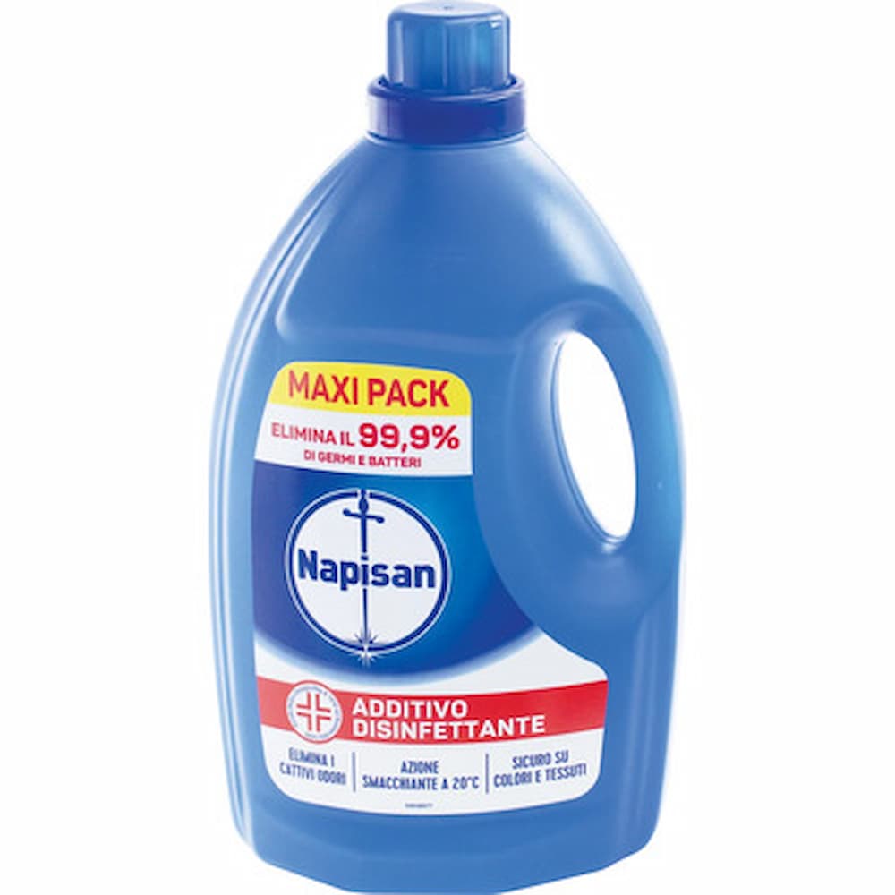 Napisan Additivo Disinfettante Bucato 1000ml – Igienizzante Elimina 99,9% di Germi e Batteri