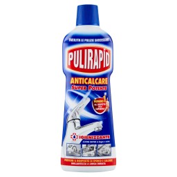 Pulirapid Anticalcare Super Potente Igienizzante – Detergente Anticalcare Bagno Acciaio Inox e Rubinetti