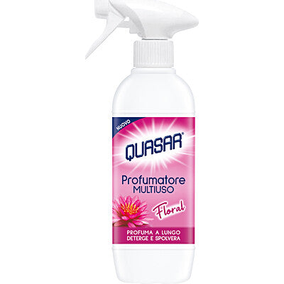 Quasar Profumatore Multiuso Floral Spray 500 ml CleanovaShop by DETERCAVA
