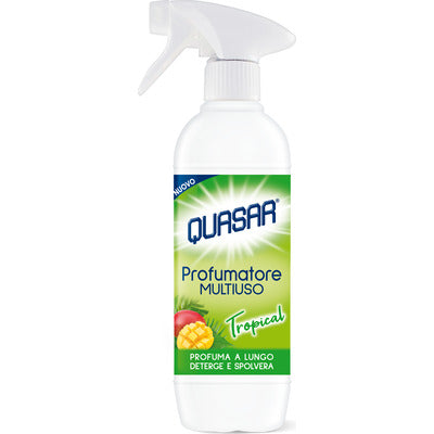 Quasar Profumatore Multiuso Floral Spray 500 ml – Detergente Profumato