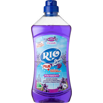Rio Bum Bum Pavimenti Frutti di Bosco 1L – Detergente Pavimenti Profumato