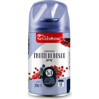 Setahome Automatic Spray Frutti di Bosco 250 ml ricarica profumatore ambiente CleanovaShop Detercava