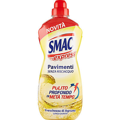 Smac Express Pavimenti Freschezza Agrumi 1000 ml detergente pavimenti CleanovaShop by DETERCAVA