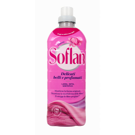 Soflan detersivo delicati 900ml per lana seta e tessuti sintetici