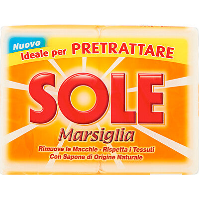 Sole Gran Bucato Yellow Soap 2x250g – Laundry Pre-treatment
