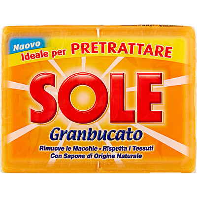 Sole gran bucato sapone giallo pretrattante 2x250g
