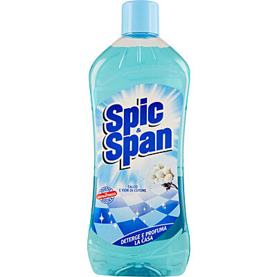 Spic & Span Detergente Pavimenti Muschio Bianco 1000 ml – Pulizia Profonda e Profumo Intenso