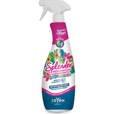 Splendèo Sanitizing Citrus Air Freshener 750 ml - Super-Concentrated Multi-Purpose Spray