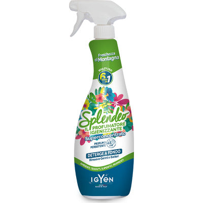 Splendèo Sanitizing Citrus Air Freshener 750 ml - Super-Concentrated Multi-Purpose Spray