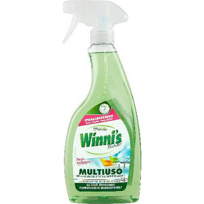 winnis multiuso spray 500 ml detergente ecologico superfici casa biodegradabile