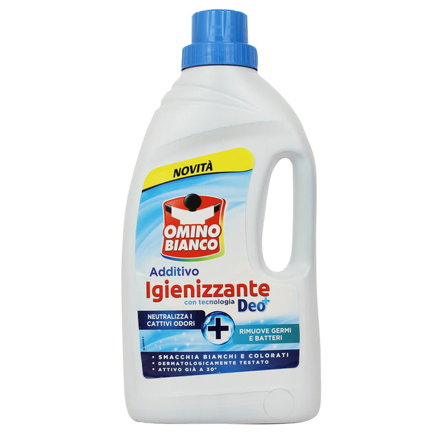Omino Bianco additivo igienizzante Deo+ 1L elimina odori e batteri su tessuti